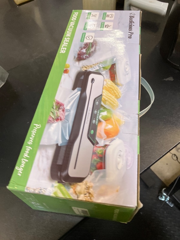Photo 1 of Automatic Food Vacuum Sealer Machine | Beelicious Pro 80KPa 8-In-1 Food Vacuum Saver with Starter Kits | 15 Bags, Pulse Function, Moist & Dry Mode and External VAC for Jars and Containers