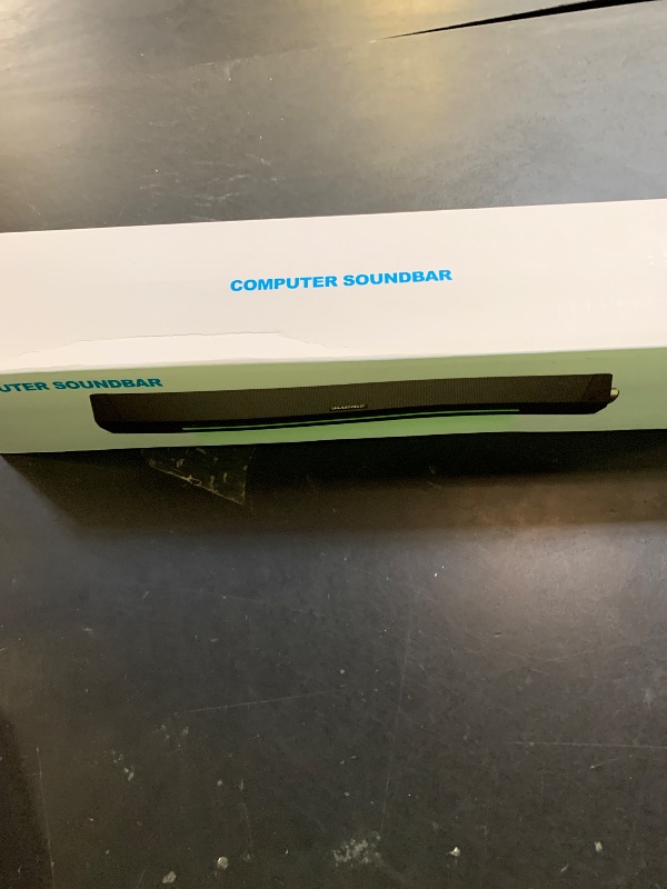 Photo 1 of BLUEDEE Computer Speakers, Bluetooth Soundbar, HiFi Stereo, 3.5mm Aux-in Connection, USB Powered Speakers for Desktop Monitor, PC, Laptop, Tablets
