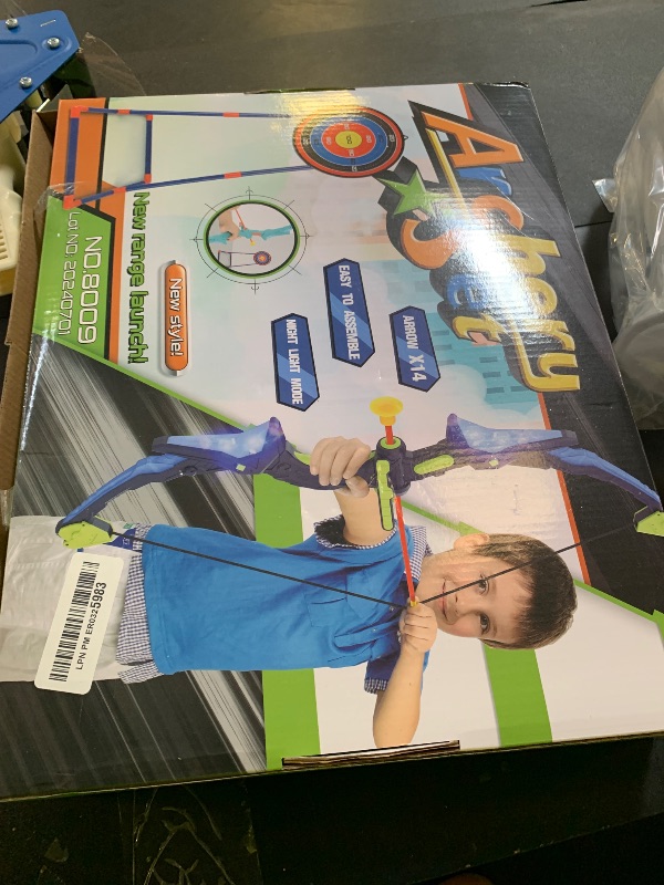 Photo 1 of 2 Pack Bow and Arrow Set for Kids, Light Up Archery Set with 14 Suction Cup Arrows, Archery Targets Outdoor Games for Kids Ages 4-8 8-12, Birthday Gifts Toys for 5 6 7 8 9 10 11 12 Year Old Boys Girls