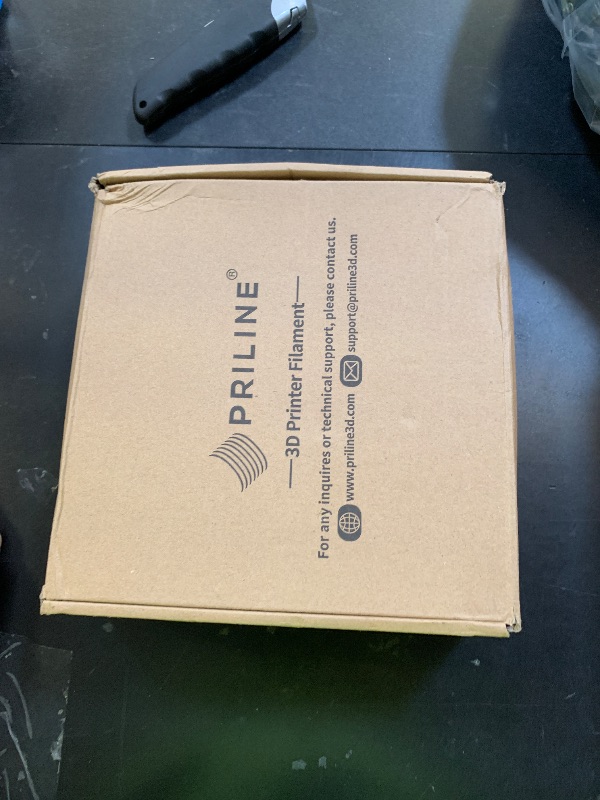 Photo 1 of PRILINE TPU Filament?PRILINE 98A TPU Flexible Soft 3D Printer Filament?1KG 1.75mm Spool Durable Flexible Material, Orange