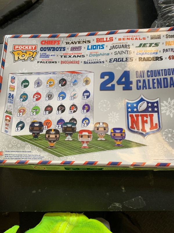 Photo 1 of *INCOMPLETE** Funko 2024 NFL 24 Day Advent Calendar