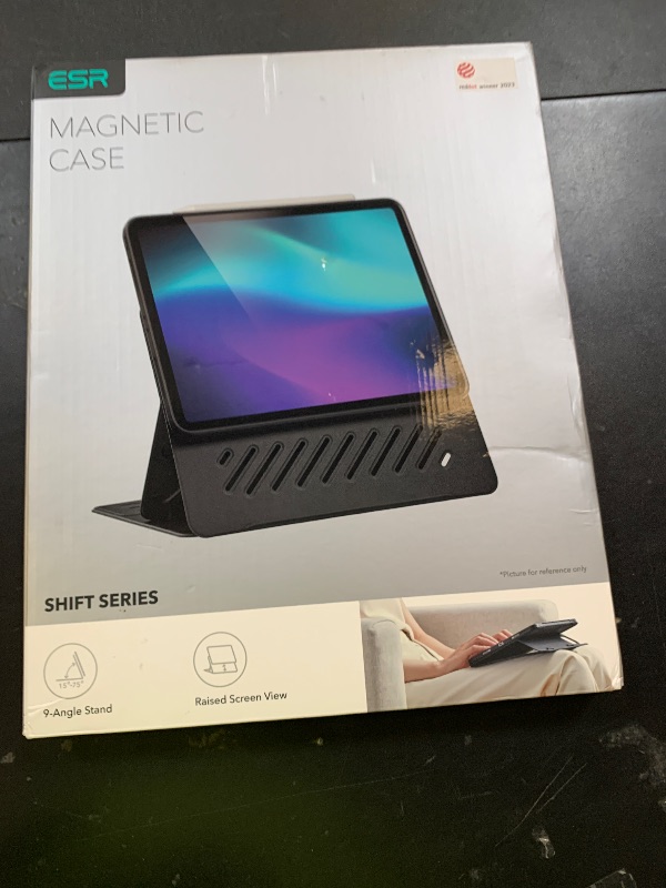 Photo 1 of ESR for iPad Air 13 Inch Case (2025/2024) M3/M2, Removable Magnetic Cover, Adjustable Portrait/Landscape Stand with Raised Screen View, 9 Standing Angles, Shift Series, Black
