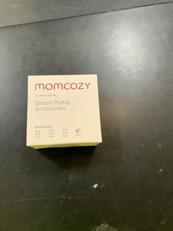Photo 1 of Momcozy Flange Insert 21mm Compatible with 24mm Flange/Shield of Most Pumps, Insert for Breast Pump Replacement Accessories, 4PCS 21mm