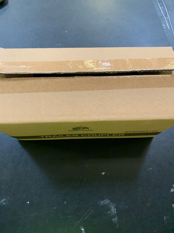 Photo 1 of METOWARE Straight Trailer Tongue Coupler for 2" Ball, 2" Channel Width Trailer Coupler 3,500LBS