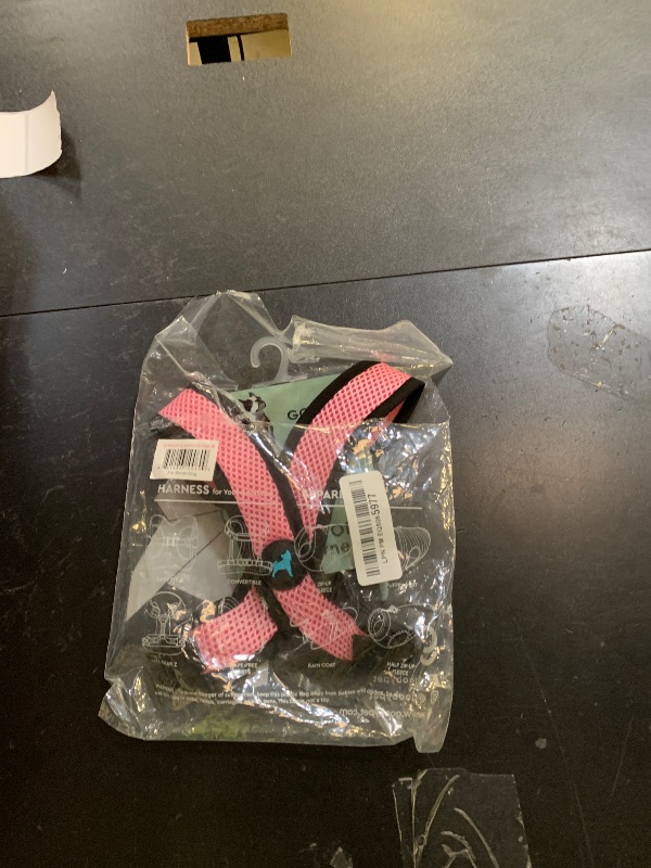 Photo 1 of Gooby Comfort X Head in Harness - Pink, Small Harness Patented Choke-Free X Frame - Perfect on The Go Harness for Medium Dogs No Pull or Small Dogs for Indoor and Outdoor Use