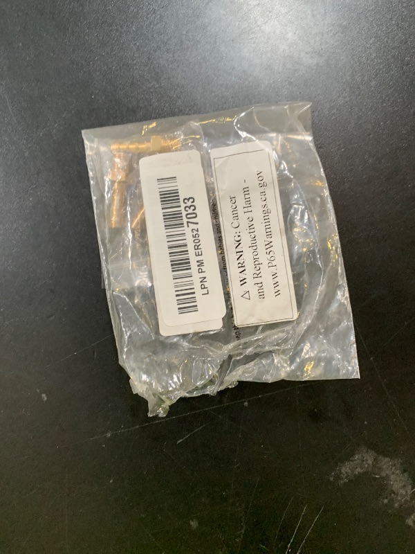 Photo 1 of uxcell Brass Fitting Connector Metric M10-1 Male to Barb Fit Hose ID 6mm 4pcs