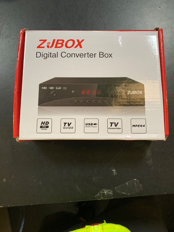 Photo 1 of Digital TV Converter Box, ATSC Tv Tuner - ZJBOX for Analog HDTV Live 1080P with Recording&Playback,HDMI Output, Timer Setting TV Tuner Function Digital Channel Free