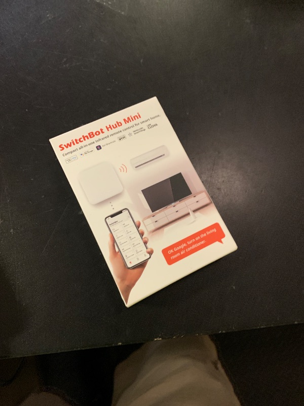 Photo 1 of SwitchBot Hub Mini Smart Remote - IR Blaster, Link SwitchBot to Wi-Fi (Support 2.4GHz), Control TV, Air Conditioner, Compatible with Alexa, Google Home, IFTTT
