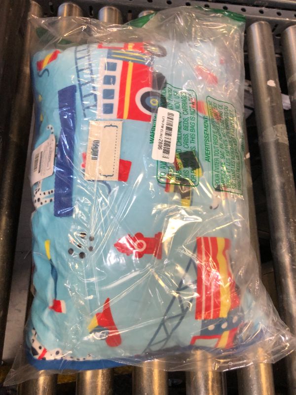 Photo 1 of Wildkin Kids Plush Nap Mat for Toddler Boys and Girls, Best Plush Nap Mat for Kids, Perfect for Daycare & Preschool Nap Mats, Features an Attached Blanket, Soft and Cozy Material (Firefighters)