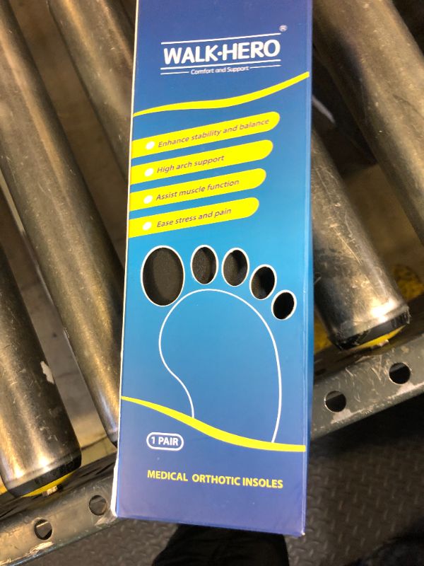 Photo 1 of Plantar Fasciitis Feet Insoles Arch Supports Orthotics Inserts Relieve Flat Feet, High Arch (Mens 8-8 1/2 | Womens 10-10 1/2)