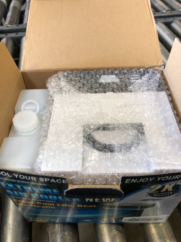 Photo 1 of Portable Air Conditioner, Mini Personal Ice Cooling Air Cooler with 2 Ice Blocks,3 Speeds Small Fan for Room Bedroom Office Home Tent