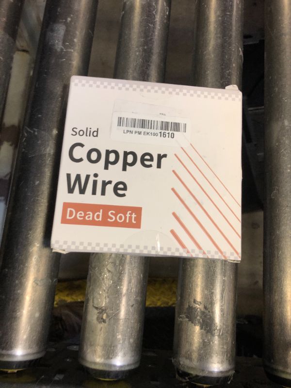 Photo 1 of 99.9% Soft Copper Wire, 8 Gauge/ 3.25 mm Diameter, 19.5 Feet / 6m, 1 Pound Spool Pure Copper Wire, Jewelry Making Wire Craft Wire