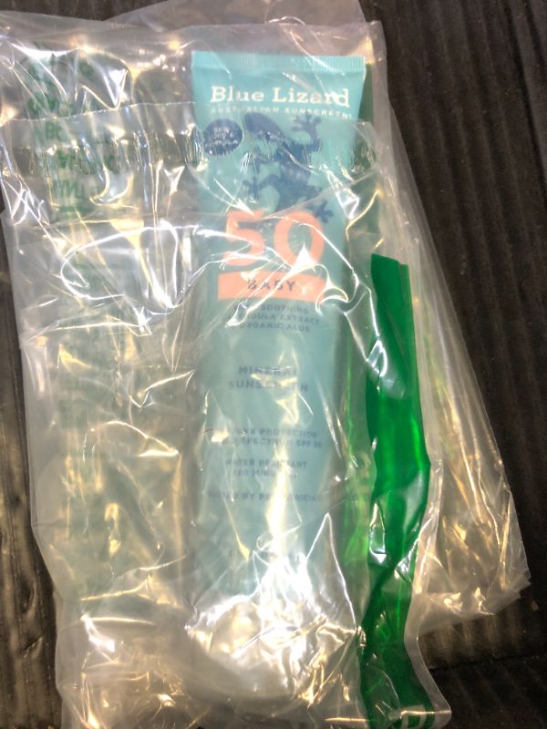 Photo 1 of Blue Lizard BABY Mineral Sunscreen with Zinc Oxide, SPF 50+, Water Resistant, UVA/UVB Protection with Smart Cap Technology - Fragrance Free, , 5 oz. Tube