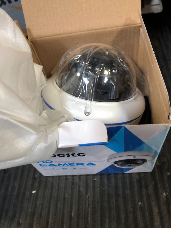 Photo 1 of HD 1080P 360 Degree Dome Surveillance Cameras Indoor Outdoor 4 in 1 (TVI/AHD/CVI/CVBS BNC Analog System) 1.44mm Fisheye CCTV View Round Wide Angle Security Camera Coax