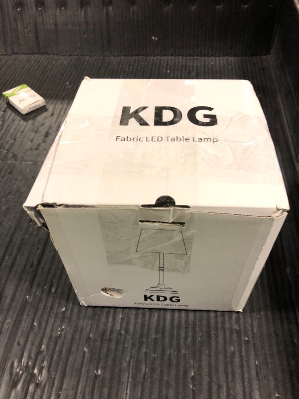 Photo 1 of KDG Portables Cordless Table Lamp, Fabric Shade Desk Lamp, 4000mAh Rechargeable Battery Powered Lighting, Dimmable Light for Dining Room, Bedroom, Bedside, Bar, Night Light, Camping, Balcony (Bronze)