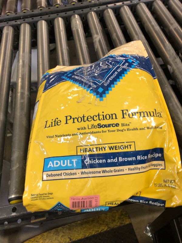 Photo 1 of Blue Buffalo Life Protection Formula Natural Adult Healthy Weight Dry Dog Food, Chicken and Brown Rice 15-lb