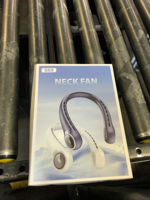 Photo 1 of KIDEE Neck Fan, Portable Bladeless Neck Fans, Upgrade 360° Airflow, Super Quiet, 3 Speeds, 4000mAh Personal Wearable Neck Fan, Upgraded Cooling Air Volume USB Rechargeable Hands Free Fan