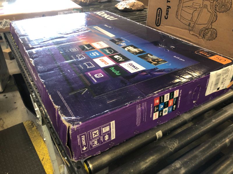 Photo 1 of Roku Smart TV 2025 – 50-Inch Select Series, 4K HDR TV – RokuTV with Enhanced Voice Remote – Flat Screen LED Television with Wi-Fi for Streaming Live Local News, Sports, Family Entertainment