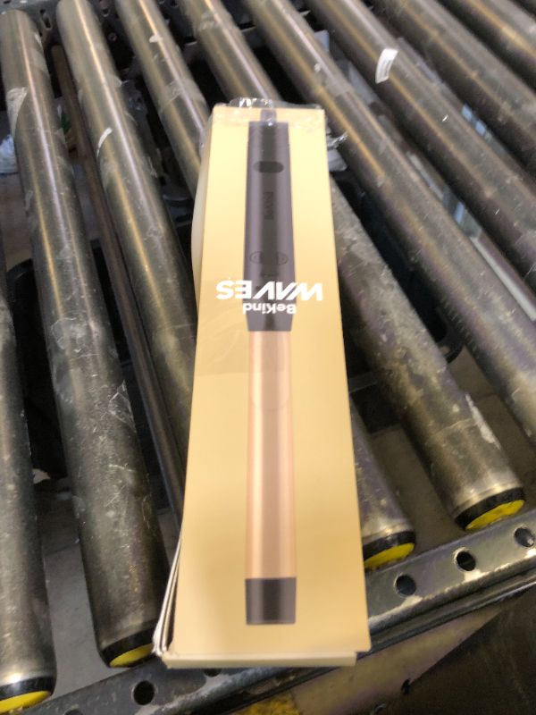 Photo 1 of Automatic Rotating Curling Iron by BeKind Waves, 1 Inch Rotating Wand for Beach Waves, Tourmaline Ceramic, Fast Heat-up, Multiple Temps, Long-Lasting Curls, Dual Voltage (Black)