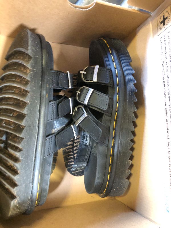 Photo 1 of Dr. Martens Women's Blaire Slide Sandal, Black Hydro, 7