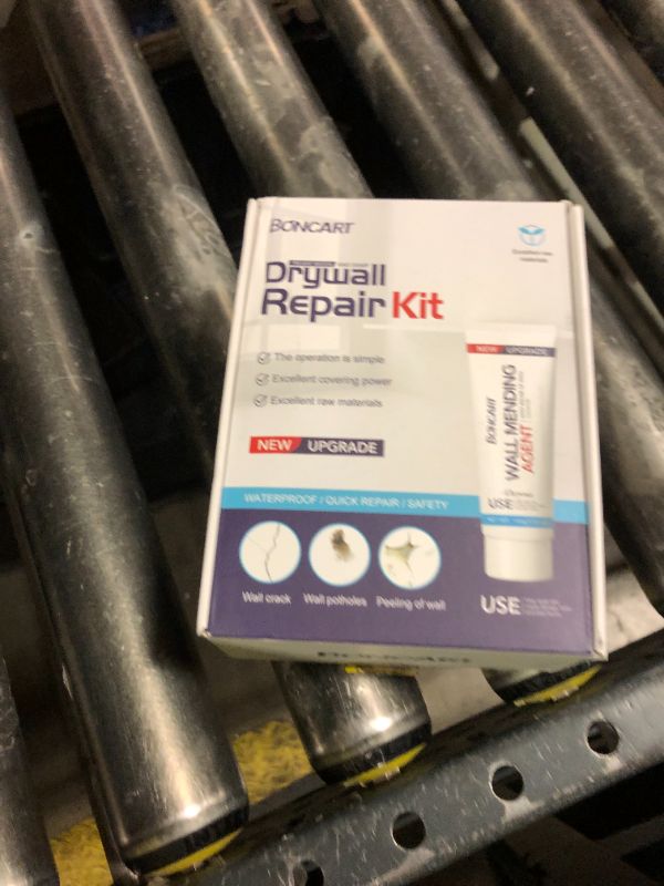 Photo 1 of BONCART Spackle Wall Repair Kit, Drywall Repair Patch Kit,Wall Mending Agent Putty,Wall Repair Paste Plaster for Wall Crack/Nail Hole,Wall Repair Patch Kit with Scraper/Sanding Sponge
