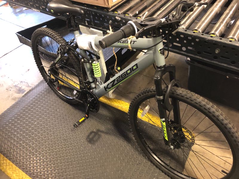 Photo 1 of Kent International Kent 26? KZ2600 Full Suspension Mountain Bike Gray/Green
