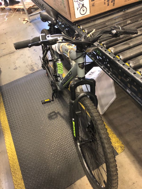 Photo 1 of Kent International Kent 26? KZ2600 Full Suspension Mountain Bike Gray/Green

