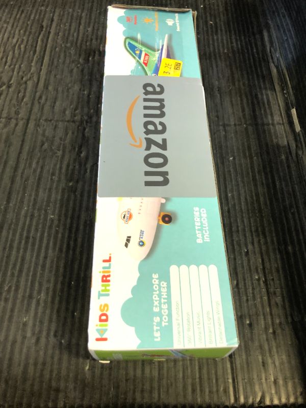 Photo 1 of Kidsthrill Airplane Toy with Bump & Go, Flashing Lights & Sounds - For Boys & Girls Age 3-12