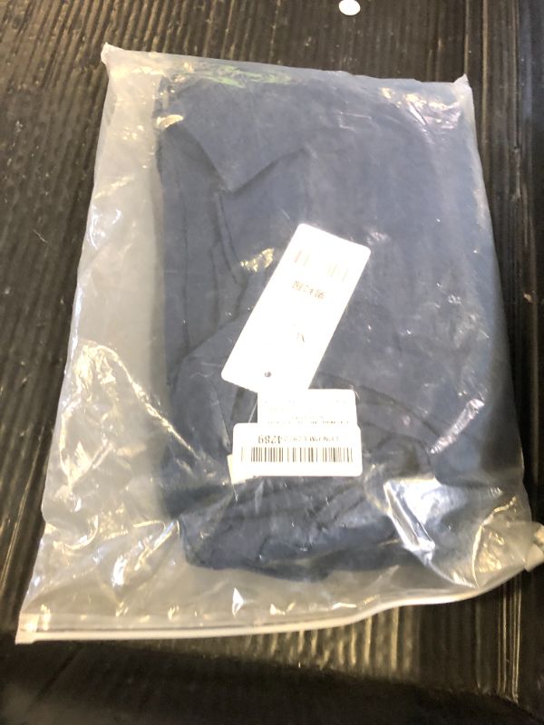 Photo 1 of Fendawn Strive Classical Japanese Style Men Cotton Bathrobe Pajamas Kimono Casual Clothes, Navy Blue