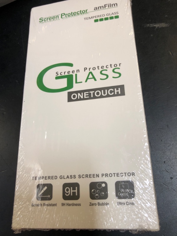 Photo 1 of amFilm Auto-Alignment OneTouch for Samsung Galaxy S24+ Plus 6.7" Screen Protector + Camera Lens Protector, Tempered Glass, 30 seconds Installation, Bubble Free, Case Friendly, Anti-Scratch [2+2 Pack]