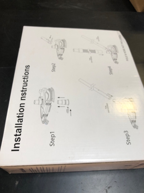 Photo 1 of POOLAZA Pool Vacuum Head, Weighted Pool Vacuum Head with 1-1/4'',1-1/2'' Swivel Hose Connection, Bottom & Side Brushes, Pool Vacuum Heads for Inground Pools, Above Ground Pools & Vinyl Lined Pools