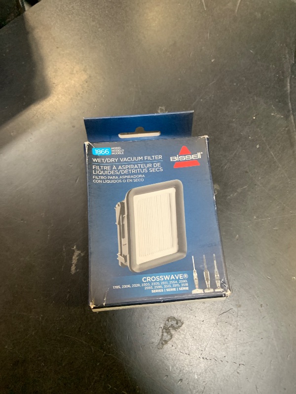 Photo 1 of Bissell CrossWave Replacement Vacuum Filter, New Genuine OEM Part, 1866