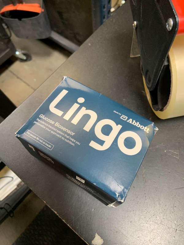 Photo 1 of Lingo Continuous Glucose Monitor (CGM) & App. Made by Abbott. Know the impact of what you eat. 1 Lingo biosensor lasts up to 14 Days*. Designed for iPhone 11 device or Later. US Only.
