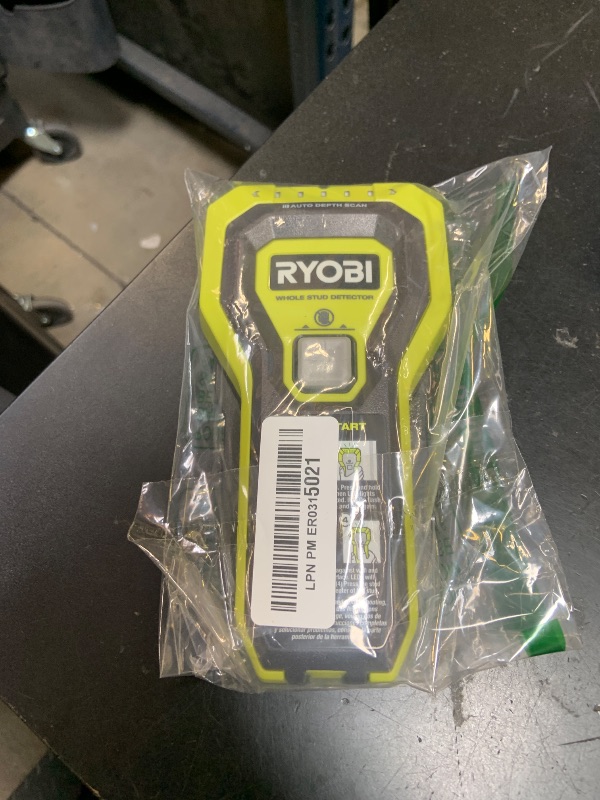 Photo 1 of RYOBI Stud Finder with Multiple LED's to Indicate The Full Width of The Stud. One-Handed Operation, ESF5002k
