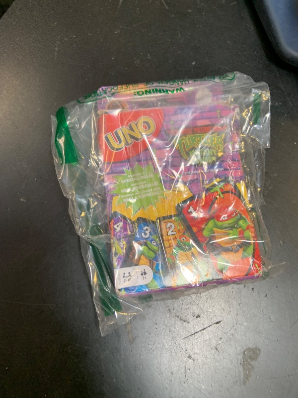 Photo 1 of Mattel Games UNO Teenage Mutant Ninja Turtles Mutant Mayhem Card Game for Kids & Family Nights, Parties, Travel, Camping & More