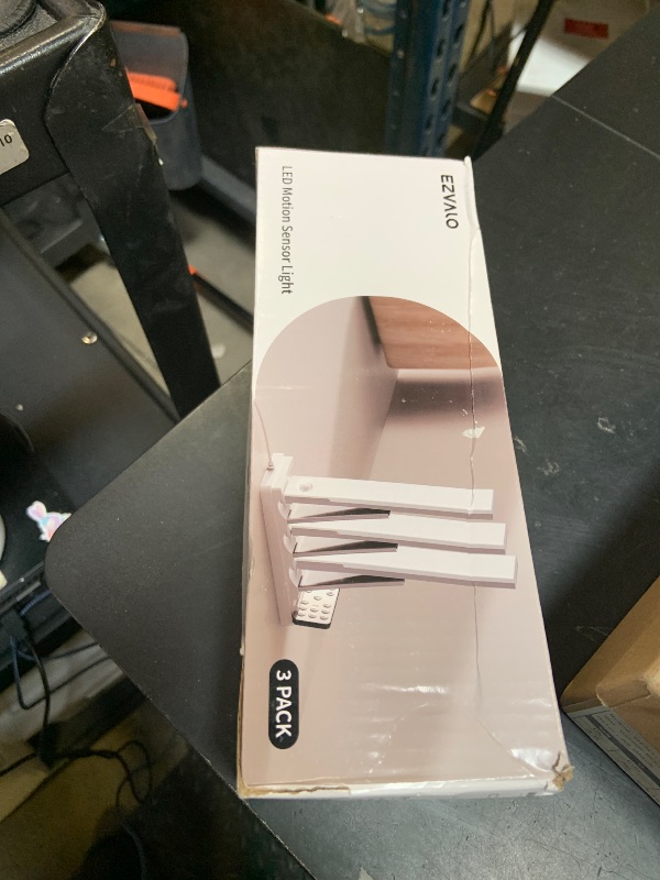 Photo 1 of EZVALO 62 LED Under Cabinet Lighting with Charging Station, Rechargeable Motion Sensor Lights, 3 Color Temps, Dimmable Wireless Closet Lights w/Remote for Kitchen, Wardrobe, Pantry- 3 Pack
