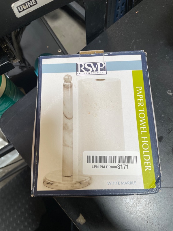 Photo 1 of RSVP International Kitchen Collection Countertop Paper Towel Holder, Marble 5.13 x 12.75