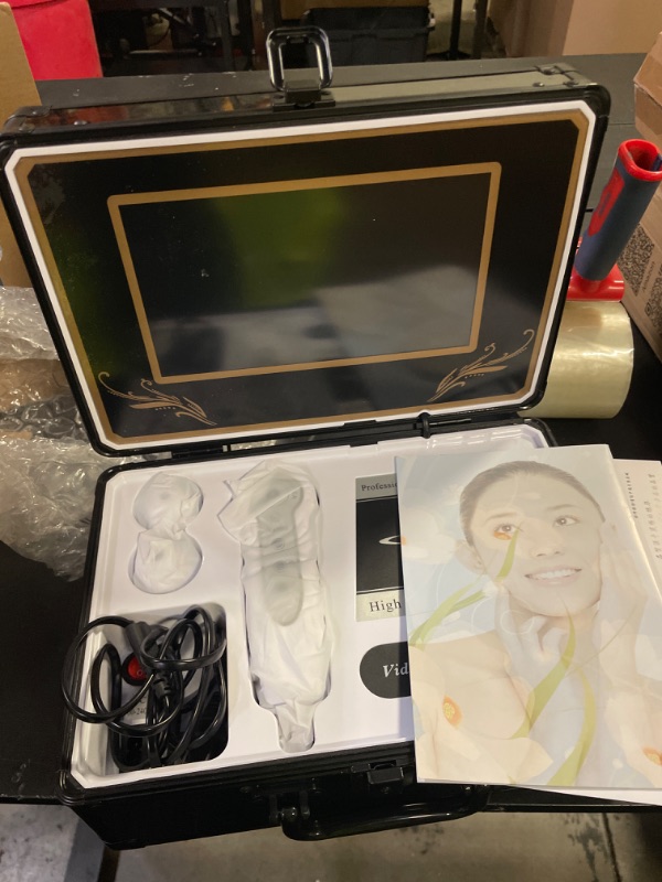 Photo 1 of Skin Hair Scalp Detector, Skin Diagnosis Hair Analyzer 50X 200X Skin Hair Scalp Hair Follicle Detector Analyzers Microscope Skin Care Tool for Home Beauty Salon Spa