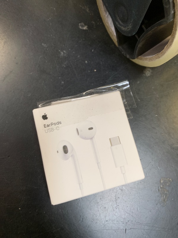 Photo 1 of Apple EarPods Headphones with USB-C Plug, Wired Ear Buds with Built-in Remote to Control Music, Phone Calls, and Volume