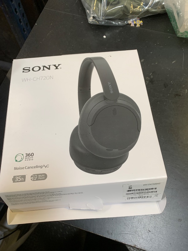 Photo 1 of Sony WH-CH720N Noise Canceling Wireless Headphones Bluetooth Over The Ear Headset with Microphone and Alexa Built-in, Black New