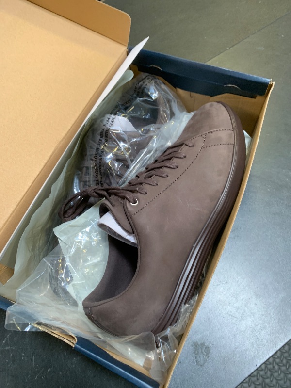 Photo 1 of Cole Haan Men's Grand Crosscourt Sneakers, Dark Chocolate Nubuck/Chocolate Raisin, 9.5-M US
