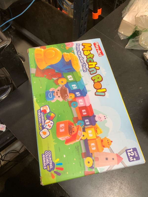 Photo 1 of Learning Toy for Toddlers 1 2 3 Years Old, Counting, Matching & Sorting Montessori Learning Farm Train Including 9 Farm Animals and 1 Farmer, Easter Christmas Birthday Gift for Baby Boys Girls