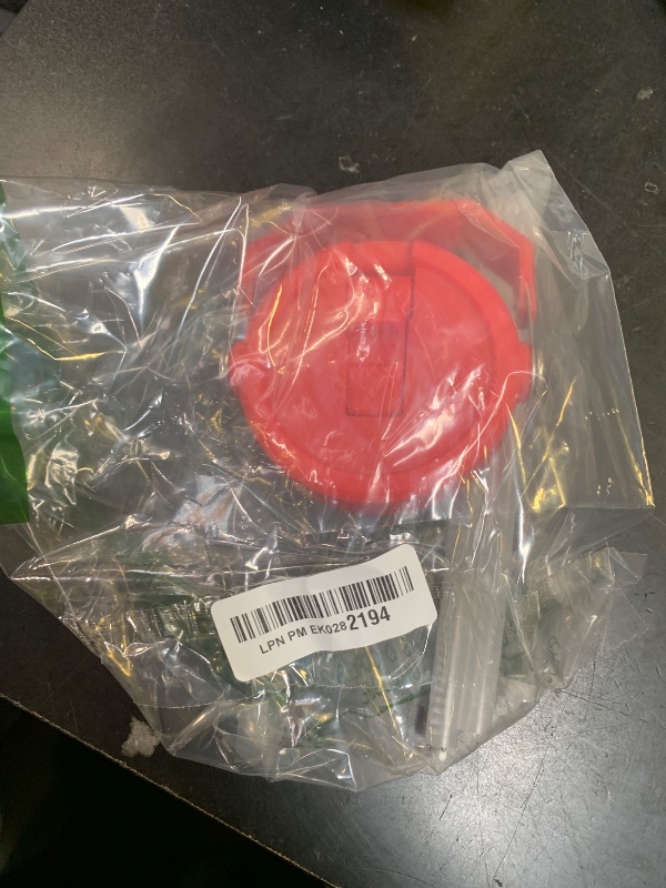 Photo 1 of Replacement Tumbler Lid for Stanley IceFlow 20 oz 30 oz Flip Straw Lid with Reusable Straw,Cleaning Brush (Red, 20oz & 30oz)