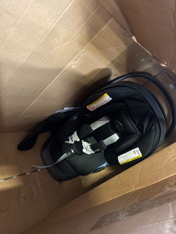 Photo 1 of Cybex Cloud G Lux Comfort Extend Infant Car Seat with Anti-Rebound Base, Load Leg, Linear Side Impact Protection, Latch Install, Ergonomic Full Recline, Extended Leg Rest, Moon Black
