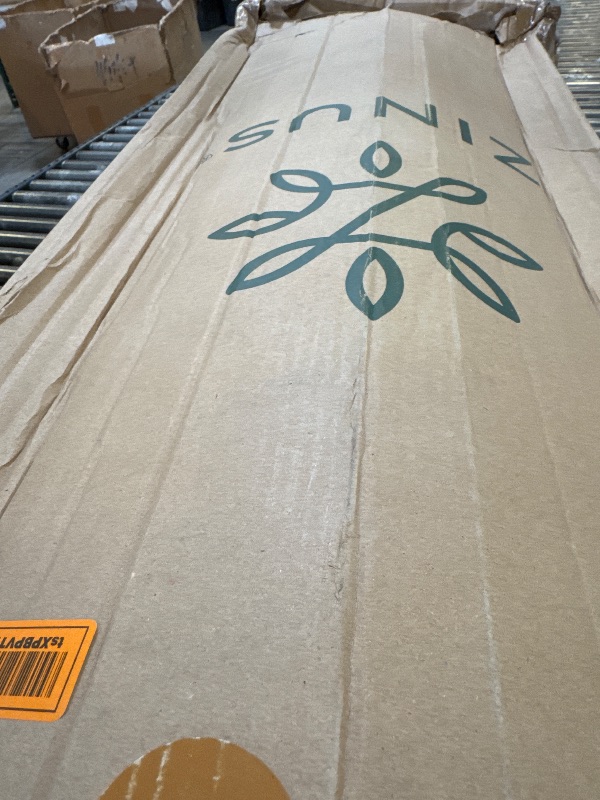 Photo 1 of ZINUS 12 Inch Green Tea Memory Foam Mattress [New Version], California King, Fiberglass free, Medium Firm Feel, Zoned Pressure Relief, Certified Safe Foams & Fabric, Mattress in A Box