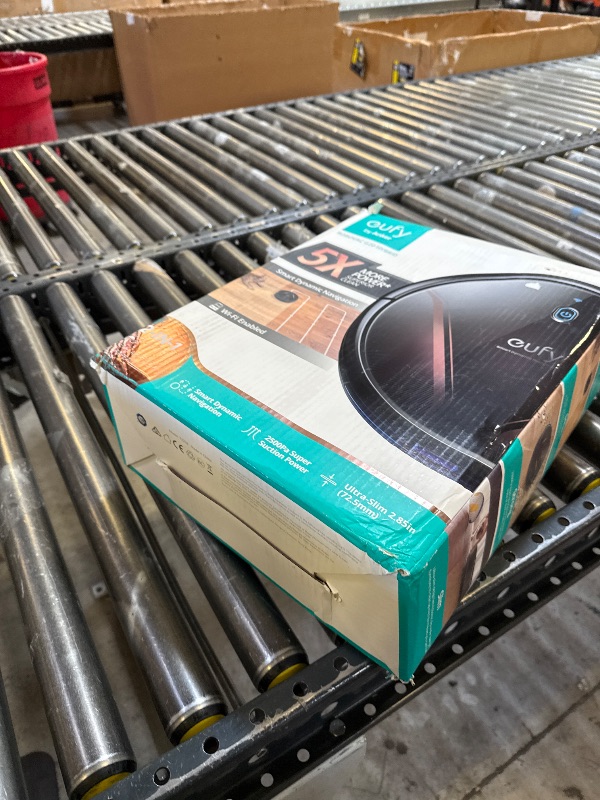 Photo 1 of eufy Robot Vacuum 11S MAX, Super Thin, Powerful Suction, Quiet, Self-Charging Robotic Vacuum Cleaner, Cleans Hard Floors to Medium-Pile Carpets, Black
