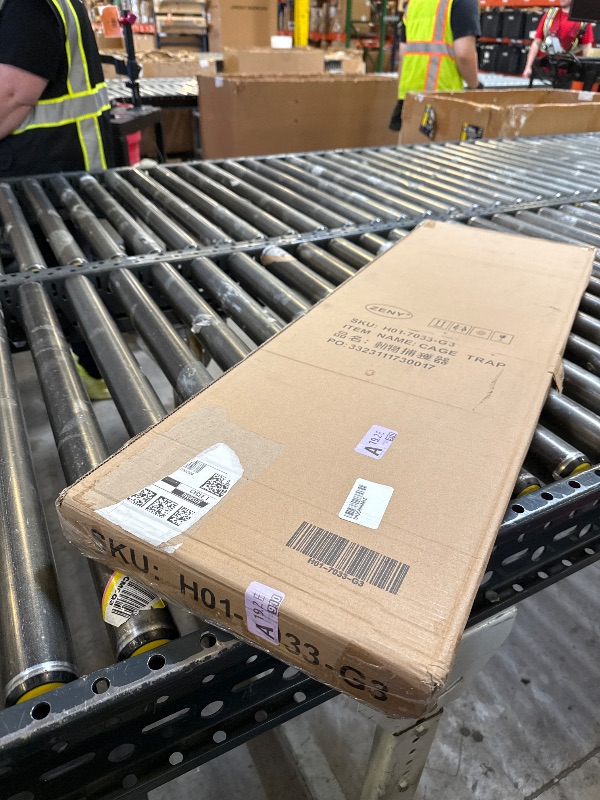 Photo 1 of ZENY Live Animal Cage Trap 32" X 12.5" X 12" w/Iron Door Steel Cage Catch Release Humane Rodent Cage for Rabbits, Stray Cat, Squirrel, Raccoon, Mole, Gopher, Chicken, Opossum, Skunk & Chipmunks
