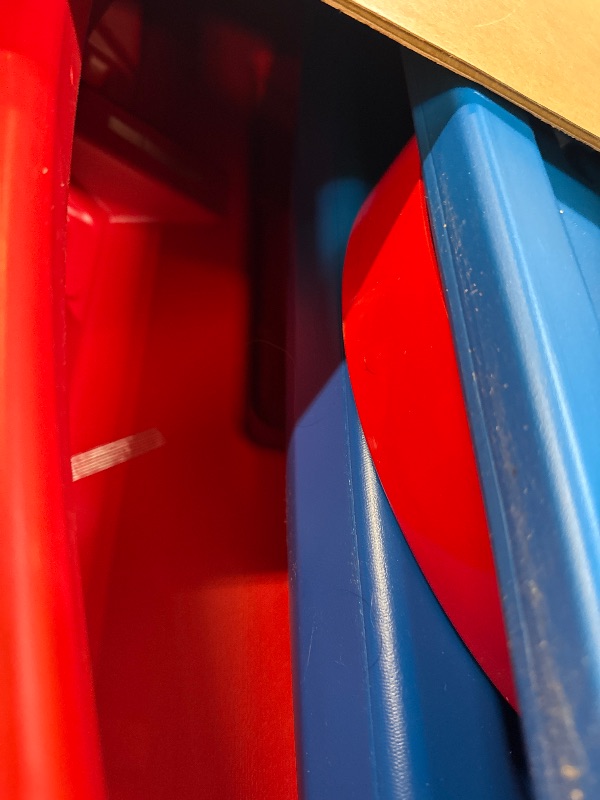 Photo 1 of Delta Children - Spidey and His Amazing Friends Web Crawler Race Car Twin Bed, Blue/Red