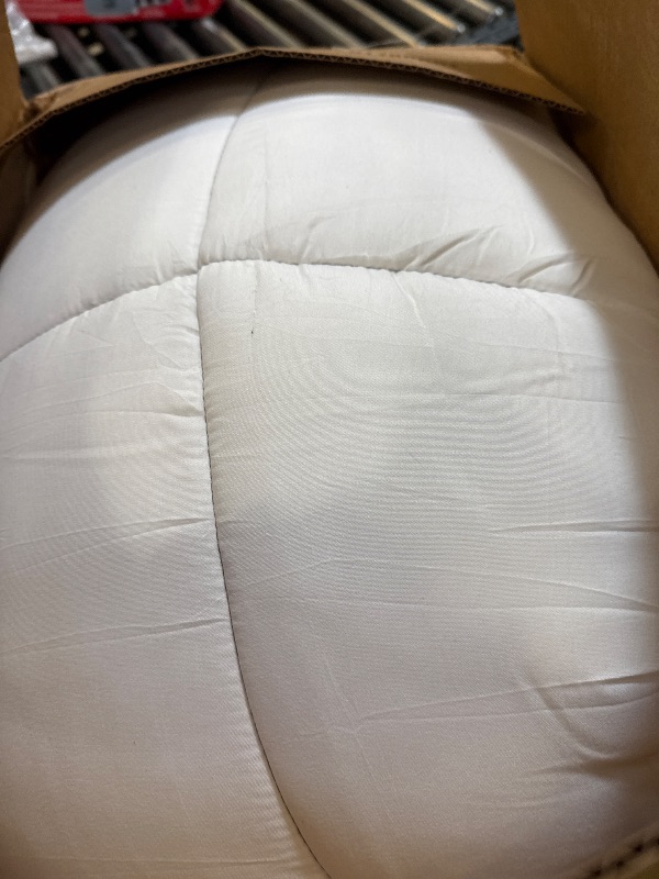 Photo 1 of Topllen Queen Mattress Topper for Back Pain Relief, Extra Thick Pillow Top Plush Mattress Pad with Deep Pocket, Soft Pillowtop Queen Size Bed Toppers Filled Fluffy Down Alternative, Gray