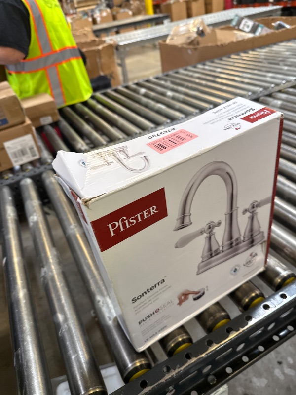 Photo 1 of Pfister Sonterra Bathroom Sink Faucet, 4-Inch Centerset, 2-Handle, 3-Hole, Polished Chrome Finish, LFWL245PC